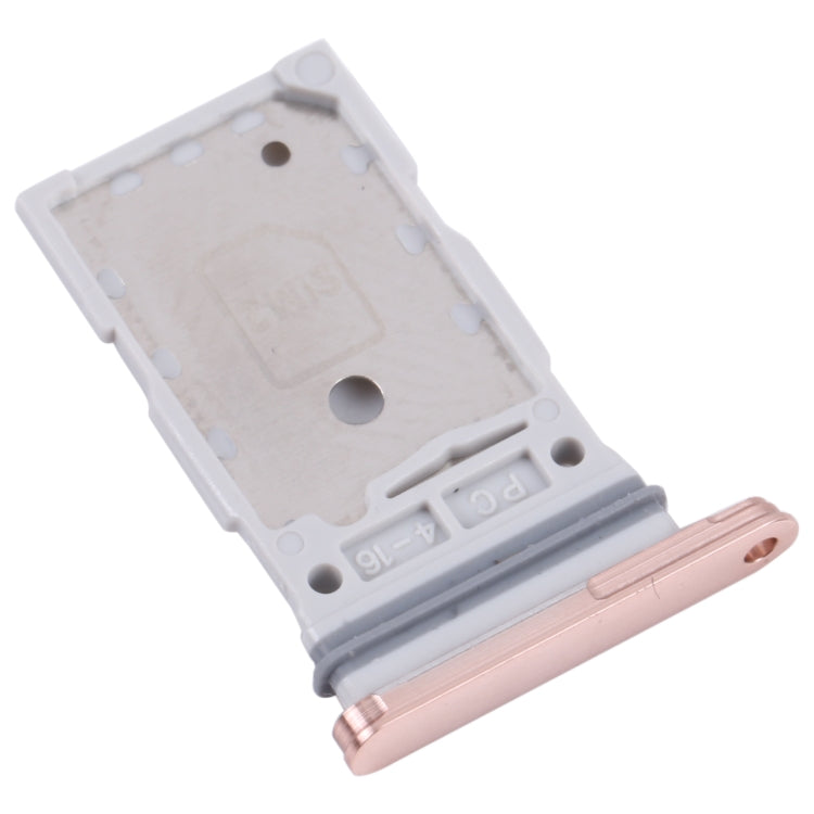 For Samsung Galaxy S22+ 5G / S22 5G / SM-S906B SM-S901B Original SIM Card Tray + SIM Card Tray (Gold)