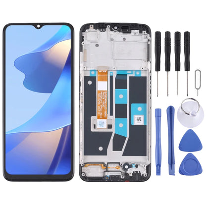 OPPO A16s LCD Screen & Digitizer Full Assembly with Frame