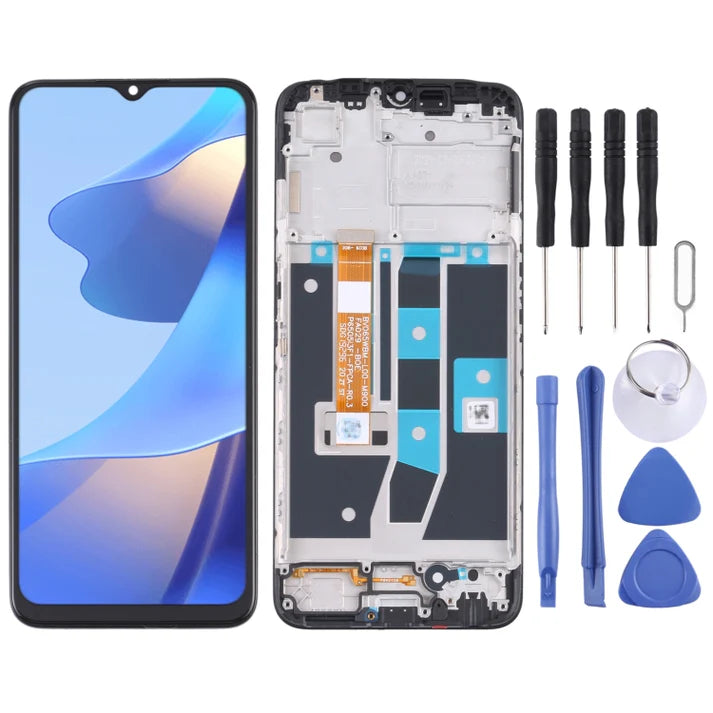 OPPO A16s LCD Screen & Digitizer Full Assembly with Frame
