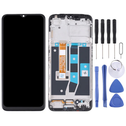OPPO A16s LCD Screen & Digitizer Full Assembly with Frame
