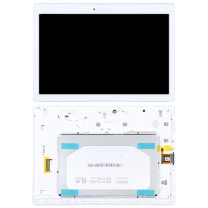 Lenovo Tab 2 A10-30 (TB2-X30F / TB2-X30I / TB2-X30M / YT3-X30) Screen & Digitiser Assembly – With Frame (White)