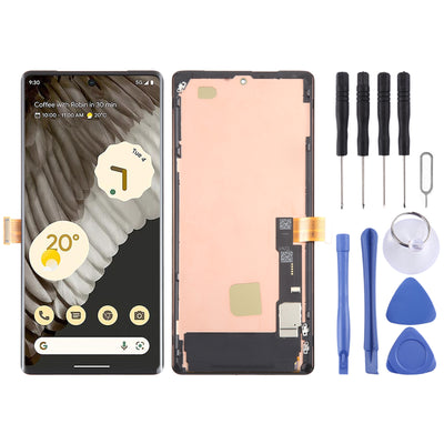 For Google Pixel 7 Pro (GP4BC / GE2AE) OEM Standard Screen Replacement – With Frame
