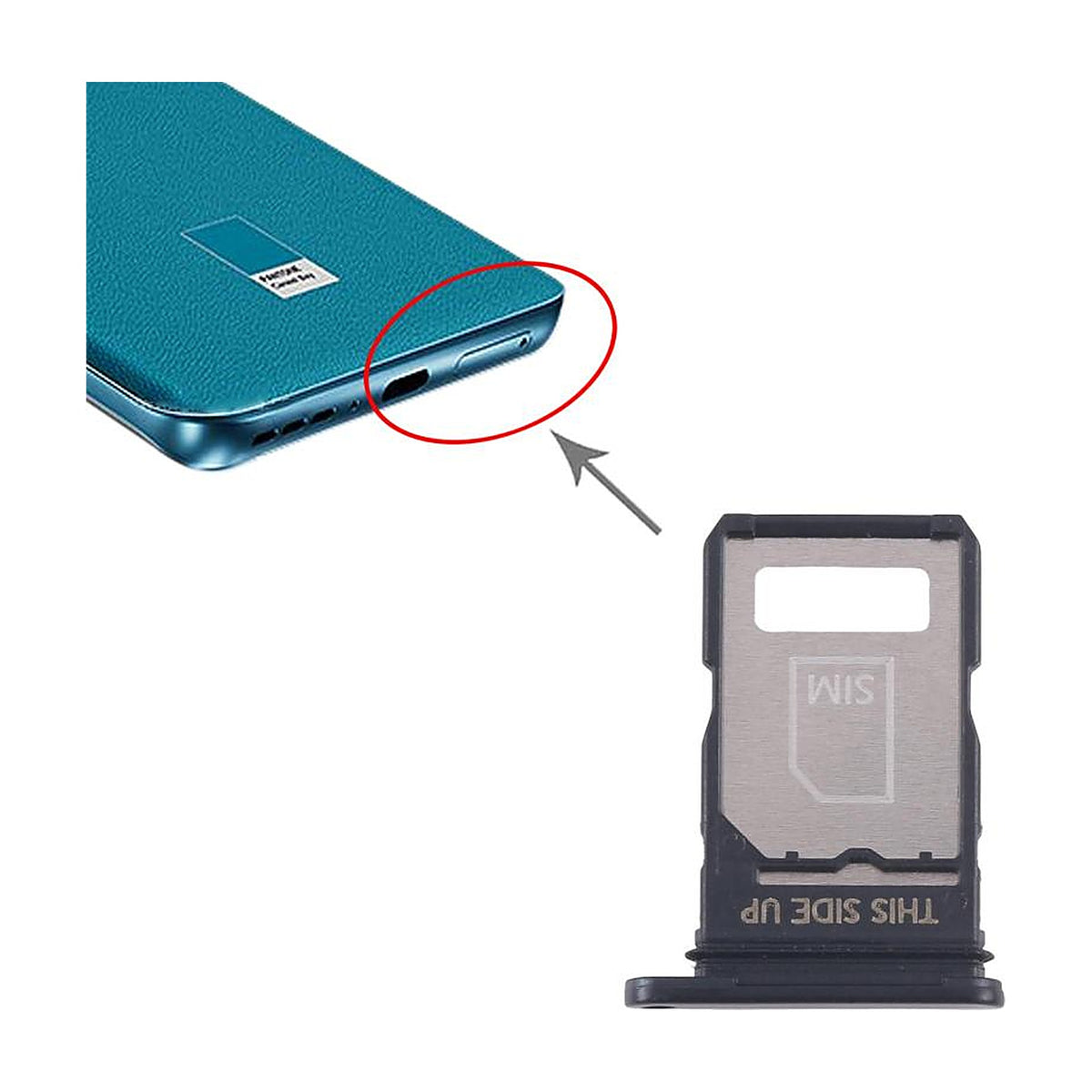 Motorola Edge 40 Neo SIM card tray slot position