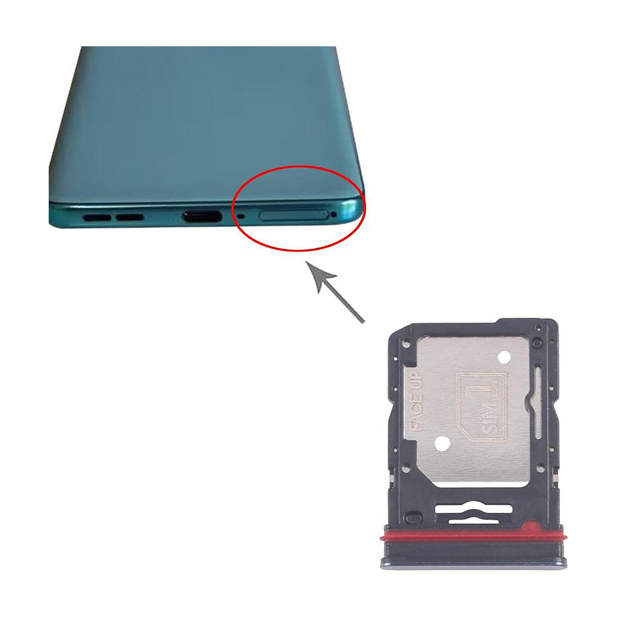 Motorola Edge 60 Fusion SIM card tray slot position