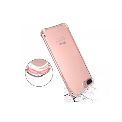 For iPhone 15 14 13 12 11 XR X XS 8 7 Clear Shockproof Silicone Case