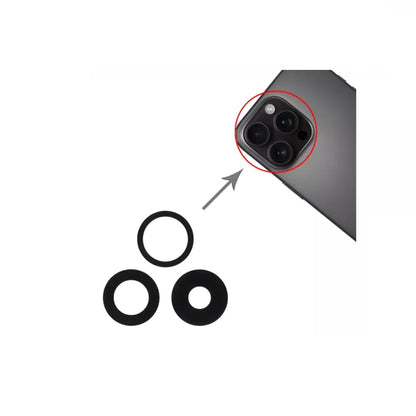 For iPhone 16 Pro Replacement Rear Back Camera Lens Premium Quality