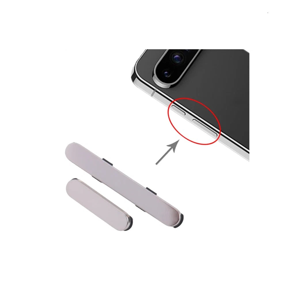 Google Pixel 9 PRO ( Gold )Replacement Side Power Volume Up Down Buttons Keys