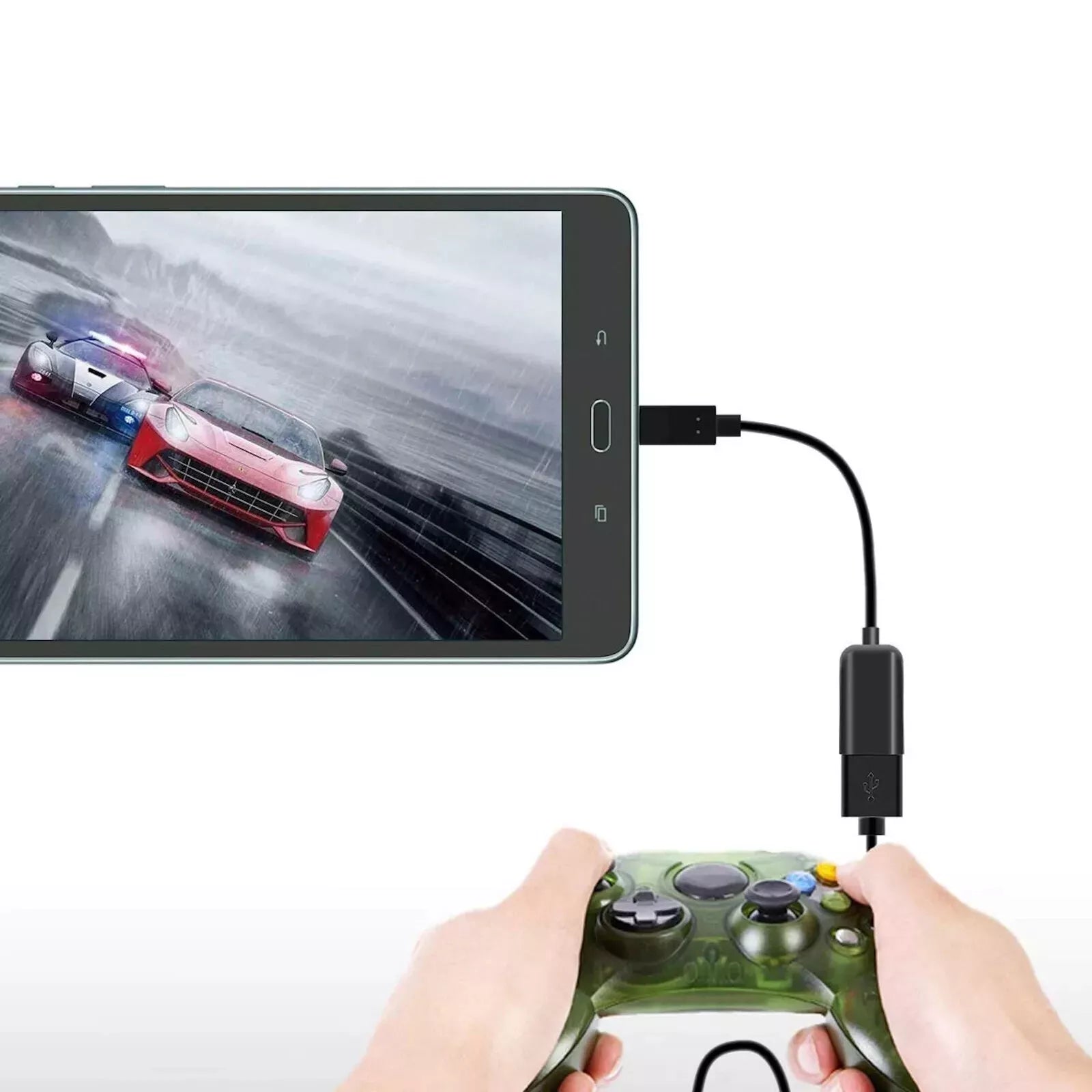 USB C Male OTG A Female, Type C to USB Data Connector Converter Cable Adapter